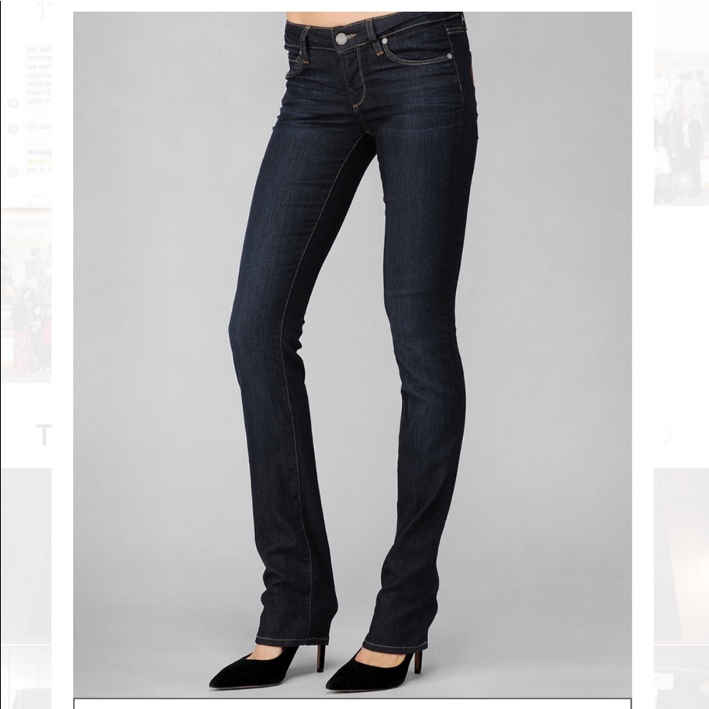 Paige skyline straight jeans